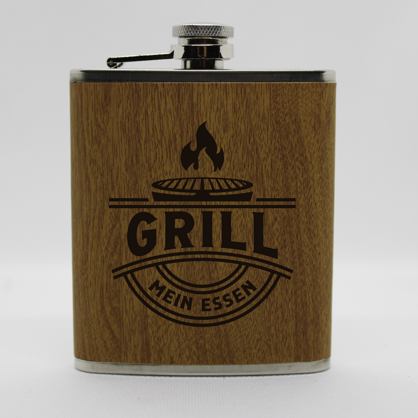 Flachmann Grill mein Essen